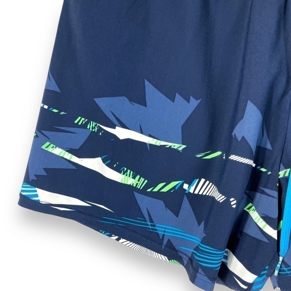 4 for $20 SALE! Nabaiji Mens Swim Trunks Shorts Swimsuit, Blue Multi, Size S - Picture 3 of 7